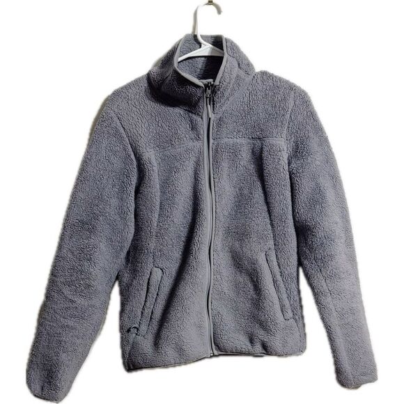 The North Face Gray Fleece Jacket - Picture 1 of 5